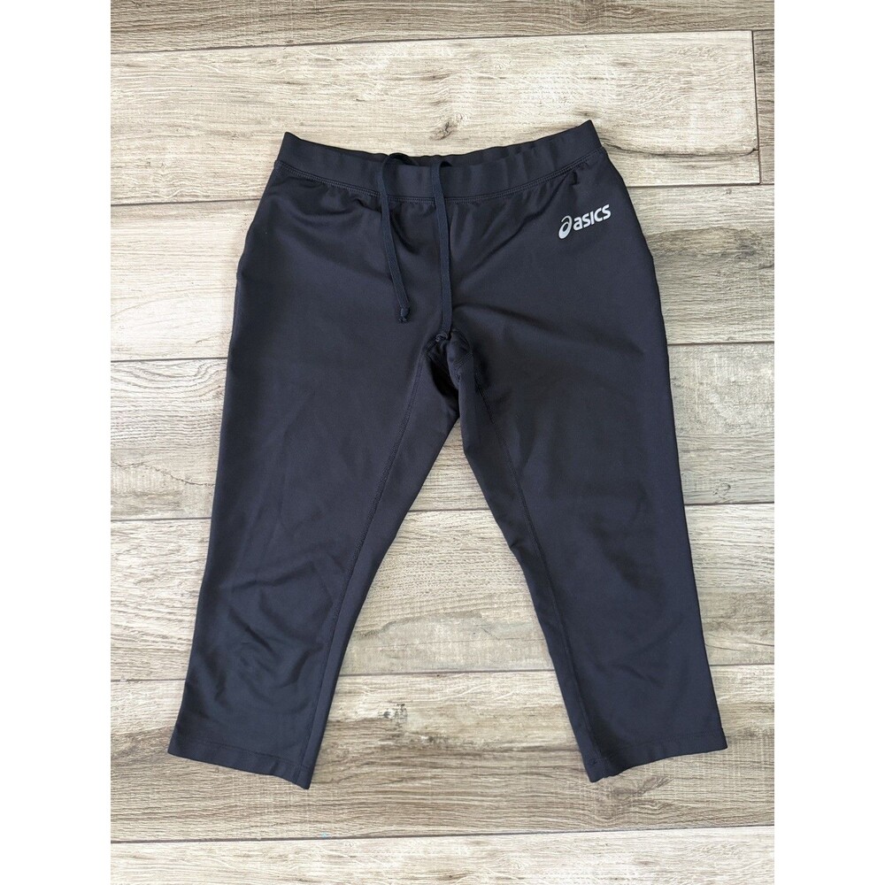 ASICS BLACK WOMEN CROPPED LEGGINGS - CROPPED SIZE S